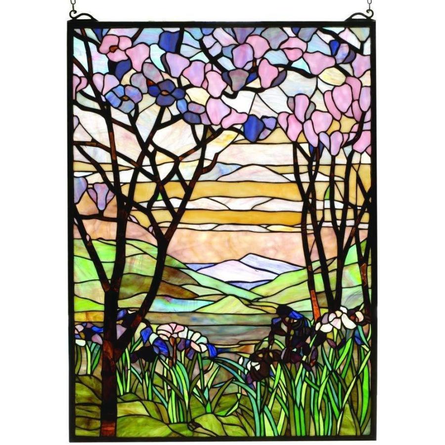 人気トレンド 新品ステンドグラス モクレンのパネル ふるさと納税