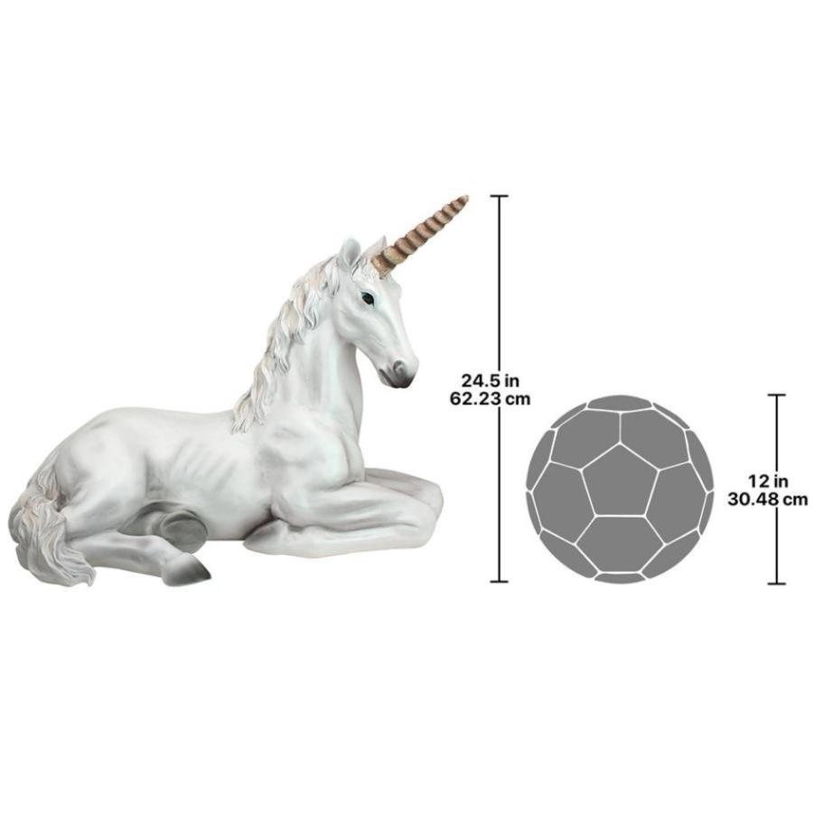 西洋ガーデン彫刻 神秘的なユニコーン置物彫像 高さ約61cm 西洋ガーデン彫刻 神秘的なユニコーン置物彫像 高さ約61cm