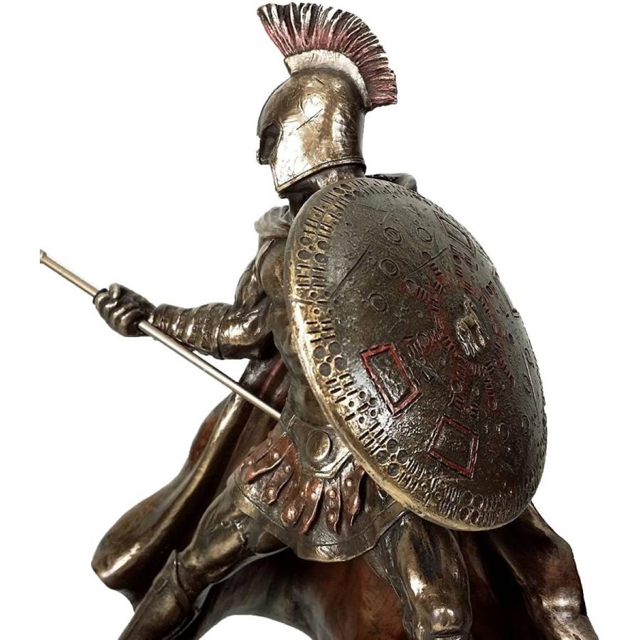 古代ギリシャ神話 トロイ戦争のアキレスとヘクターの戦い アンティークブロンズ風 彫像 彫刻（輸入品 |  | 04