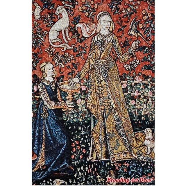 西洋美術 (味覚)貴婦人と一角獣(ユニコーン)の中世アート 西洋美術 (味覚)貴婦人と一角獣(ユニコーン)の中世アート