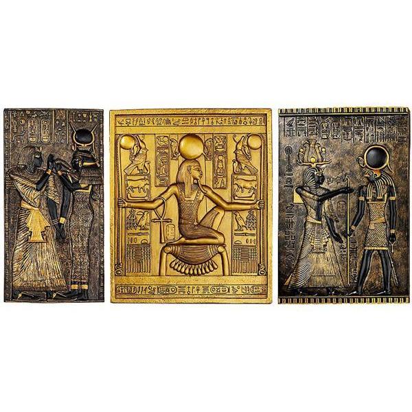 即日出荷 古代エジプトの寺院の石碑 ツタンカーメン イシス ホルス 壁彫刻 彫像 ピラミッド ファラオ スフィンクス エスニックレストラン 贈り物 魅了 Artech Mi It