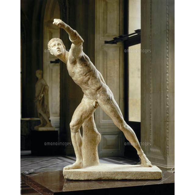 ボルゲーゼ・コレクションの戦士 グラディエーター 剣闘士 彫像 彫刻