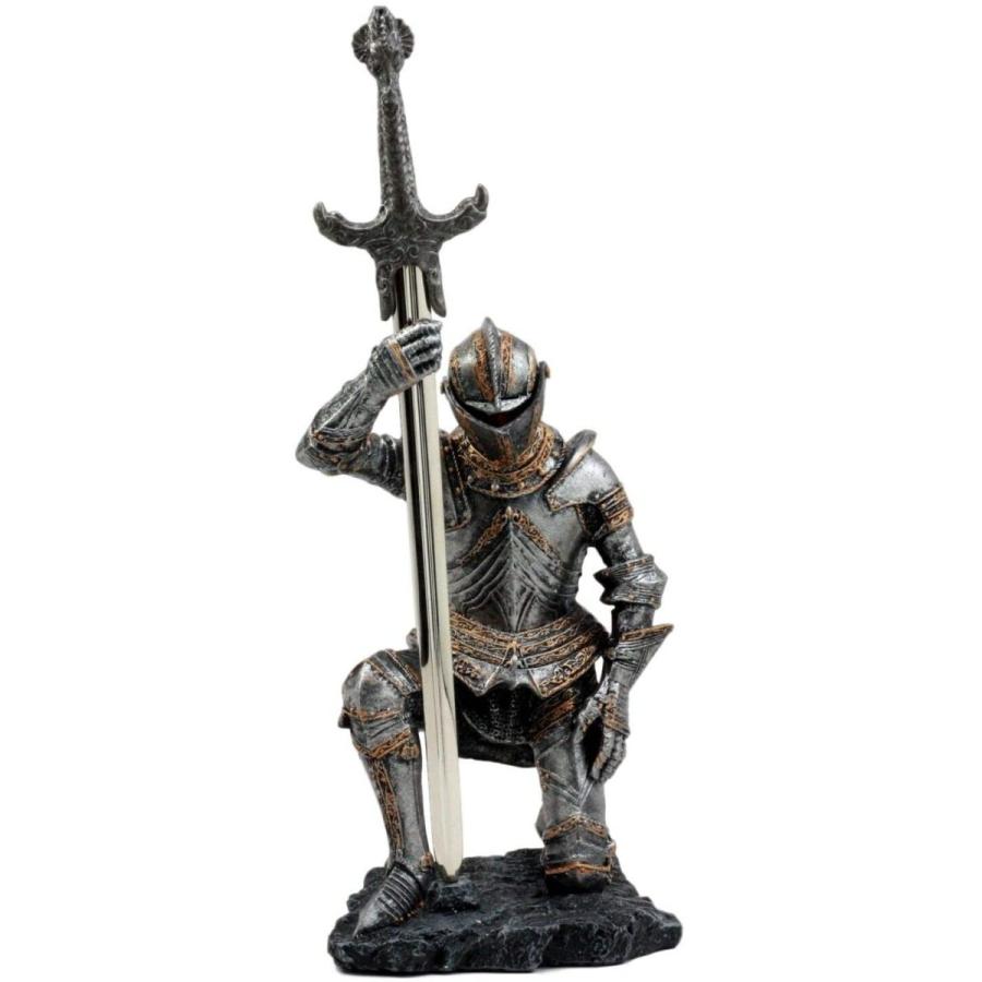 アコレード ナイト爵位授与式 ひざまずく中世の騎士 エクスカリバー ソードレターオープナー置物 彫像 彫刻 書斎 プレゼント 輸入品 Mn0411 浪漫堂ショップ 通販 Yahoo ショッピング