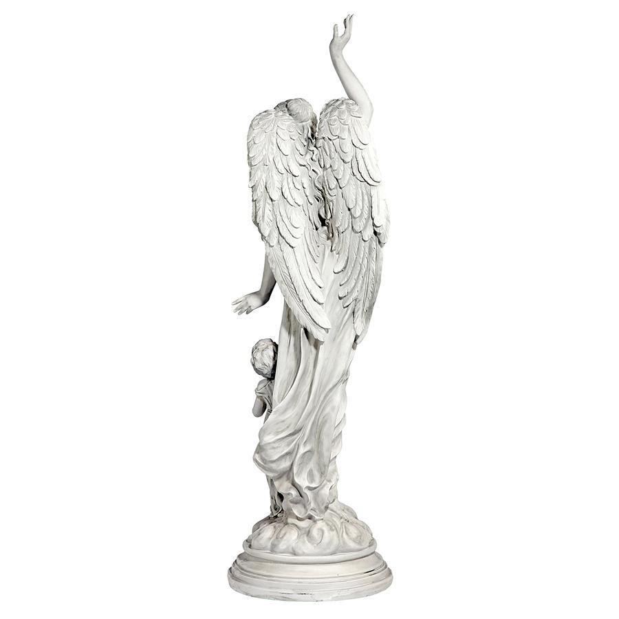 子供を守護し 天を示す天使の女王 彫像 彫刻/ 守護天使 カトリック教会 祭壇（輸入品 :mn0422:浪漫堂ショップ - 通販 -  Yahoo!ショッピング