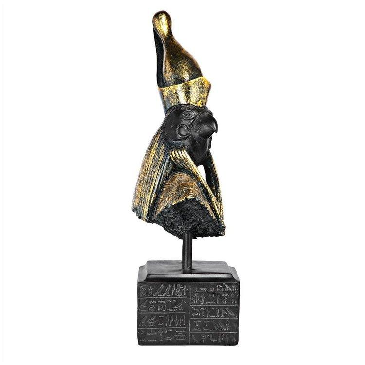 古代エジプトの神々：ホルス神 彫像 彫刻/ エジプト神話 天空の神 ファラオ ピラミッド ナイル川 神殿 王宮 記念品プレゼント贈り物(輸入品