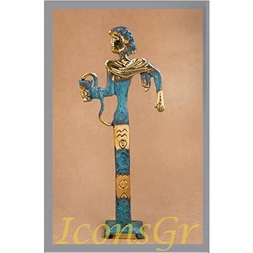 古代ギリシャのアスクレピオス 医術の神 ブロンズオブジェ レプリカ
