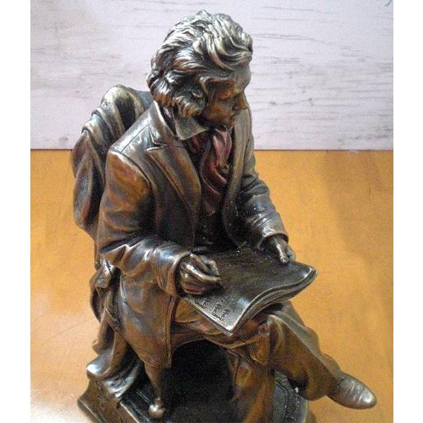 L. v. Beethoven ブロンズ彫刻 高さ39cm L. v. Beethoven ブロンズ彫刻 高さ39cm - メルカリ