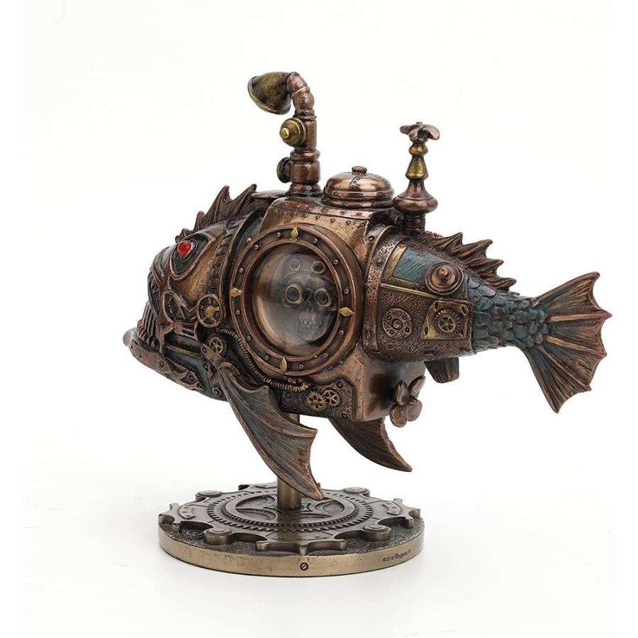 激レア★近未来少年 スチームパンク SF 塗装済完成品 手塗り スチームパンク 潜水艦 SFファンタジー ブラウンモデル