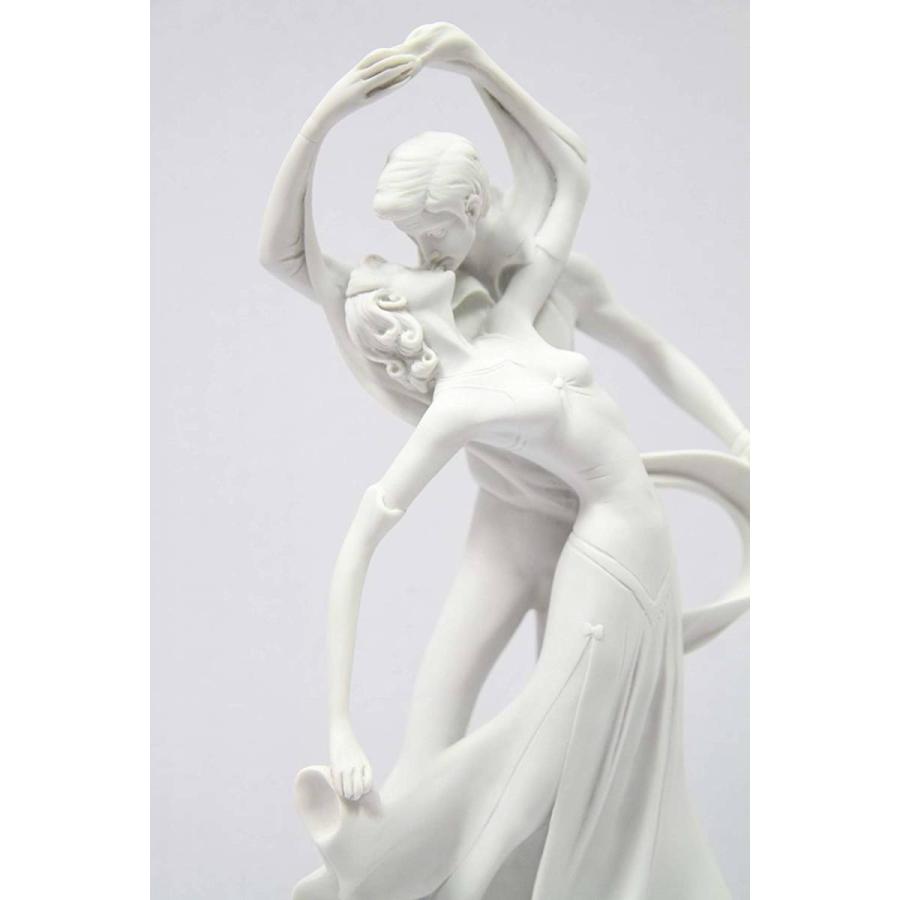 踊る、ロマンチックなカップル 置物 アールデコ風 モダンアート彫刻