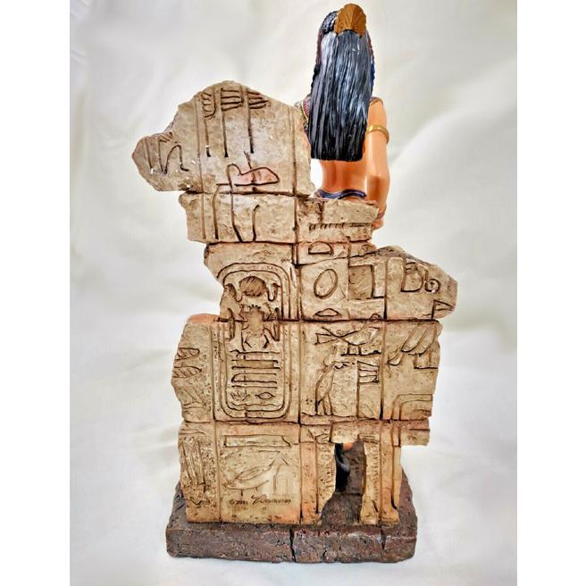 古代エジプト パンサーと女神 彫像 彫刻/ ピラミッド 神殿 王宮 古代エジプト パンサーと女神 彫像 彫刻/ ピラミッド 神殿 王宮