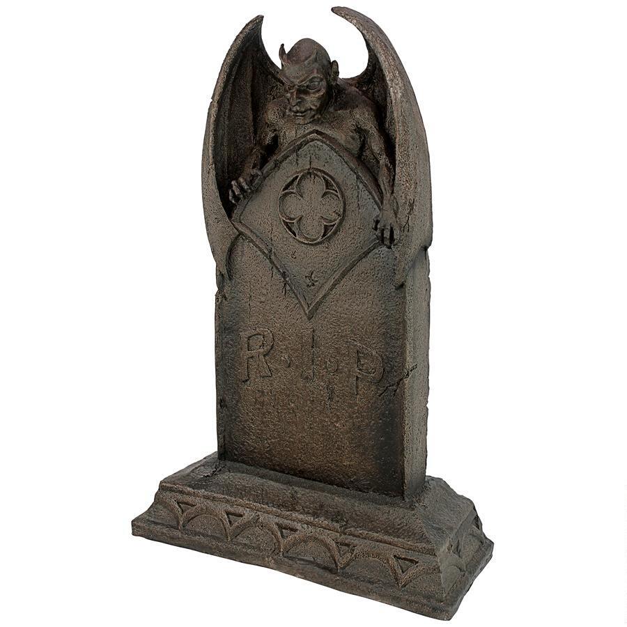 西洋彫刻 ヴァンパイア・デーモンの墓石彫像 ゴシックホラー 西洋彫刻 ヴァンパイア・デーモンの墓石彫像 ゴシックホラー