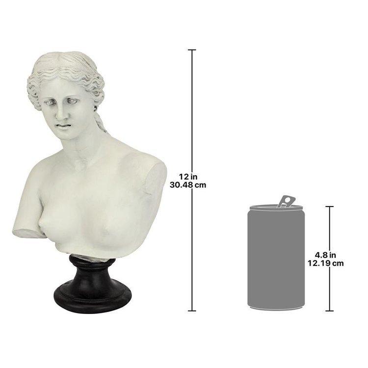 古代ギリシャ 美の女神 ミロのヴィーナス胸像 彫刻置物 高さ約 古代ギリシャ 美の女神 ミロのヴィーナス胸像 彫刻置物 高さ約