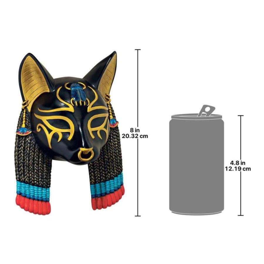 古代エジプト女神 猫神 バステト神 マスク（仮面）壁装飾 オブジェ 