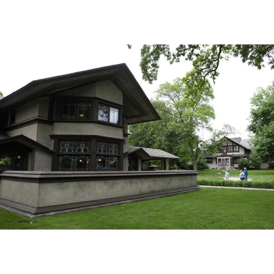 フランク・ロイド・ライト財団公認 矢印とストライプのデザインFLW