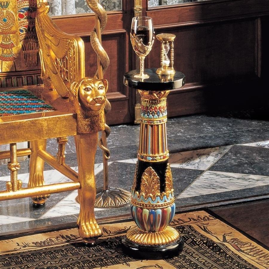 豪奢な、古代エジプト ルクソール彫刻台座 彫像/ ピラミッド 豪奢な、古代エジプト ルクソール彫刻台座 彫像/ ピラミッド