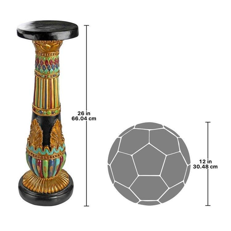 豪奢な、古代エジプト ルクソール彫刻台座 彫像/ ピラミッド 豪奢な、古代エジプト ルクソール彫刻台座 彫像/ ピラミッド