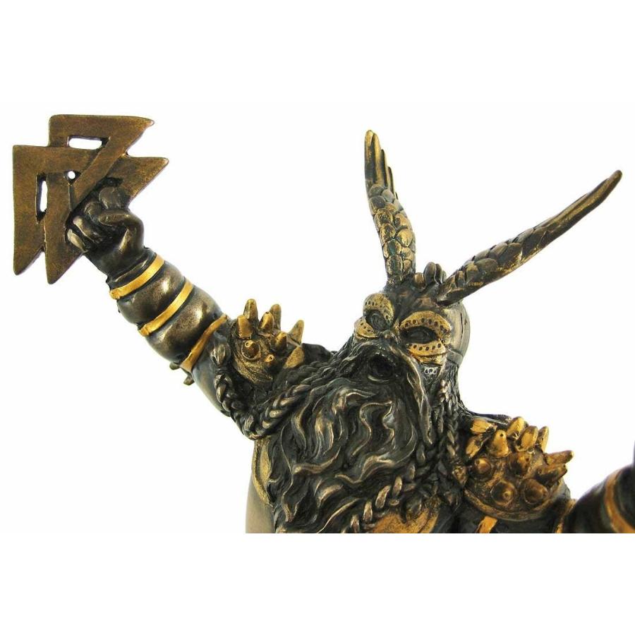 北欧神話の神 オーディン ブロンズ風仕上げ彫像 パガン 北欧神話の神 オーディン ブロンズ風仕上げ彫像 パガン