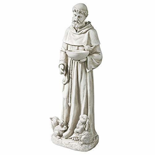 自然を慈しむ アッシジの聖フランチェスコ ガーデン彫刻 彫像 