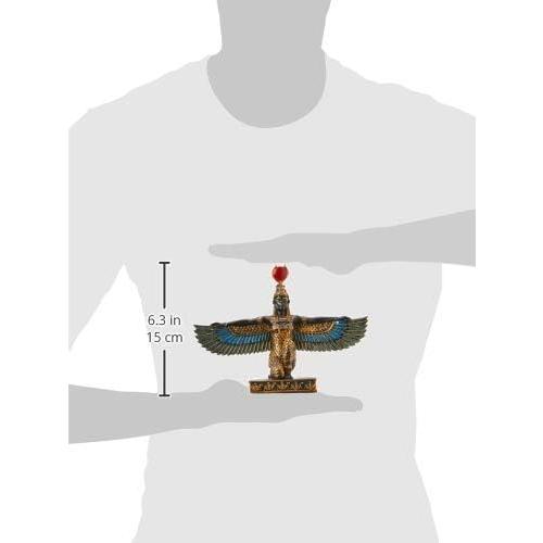 古代エジプト 美しいイシス女神、フルカラー彫像 彫刻 古代エジプト 美しいイシス女神、フルカラー彫像 彫刻