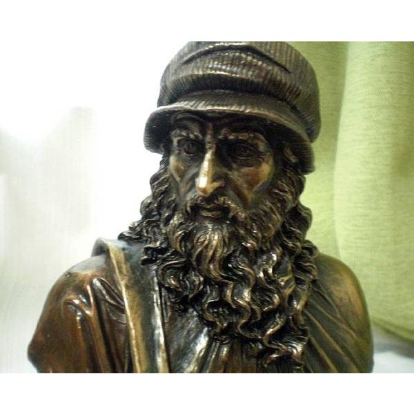 イタリア・ルネッサンス巨匠 レオナルド・ダ・ヴィンチ ブロンズ風 胸像 彫像 彫刻/ 最後の晩餐 モナリザ 書斎（輸入品 |  | 02