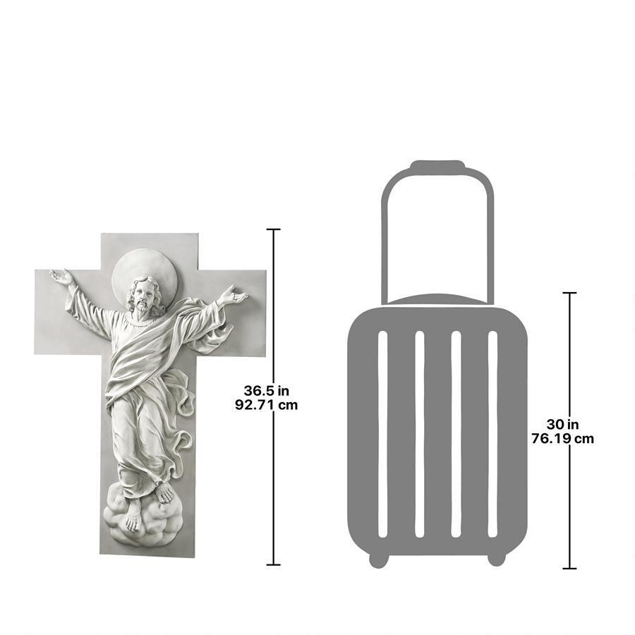 復活したキリスト昇天像 西洋壁彫刻 彫像 カトリック教会 祭壇 洗礼 福音 聖霊 聖書 十字架 聖母マリア 記念品プレゼント 贈り物 輸入品 O0j1 浪漫堂ショップ 通販 Yahoo ショッピング