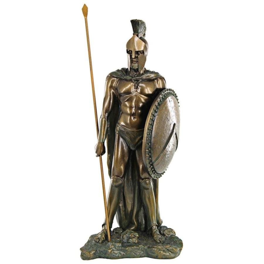伝説のスパルタ戦士の彫刻 ブロンズ風 彫像 古代ギリシャ 300 伝説のスパルタ戦士の彫刻 ブロンズ風 彫像 古代ギリシャ 300