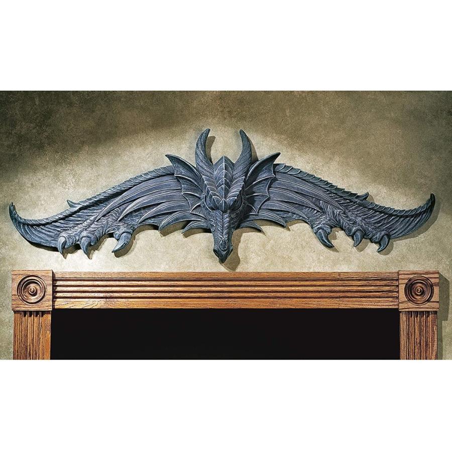 ハードウィック・ドラゴン・ウォール・ペディメント壁掛け 装飾アート 