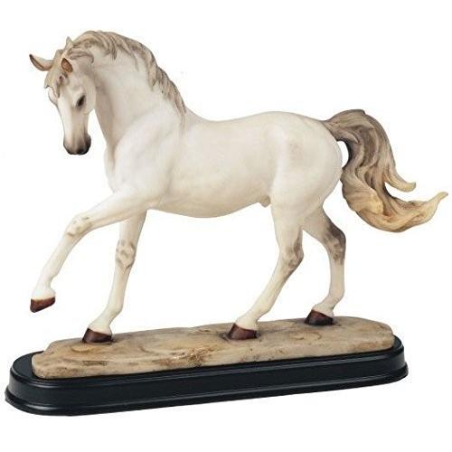 ホースコレクション 白馬の置物フィギュア 彫像装飾 彫刻（輸入品）優駿 競馬場 産駒 スタリオン牧場 十勝 サラブレッド 競走馬 贈り物