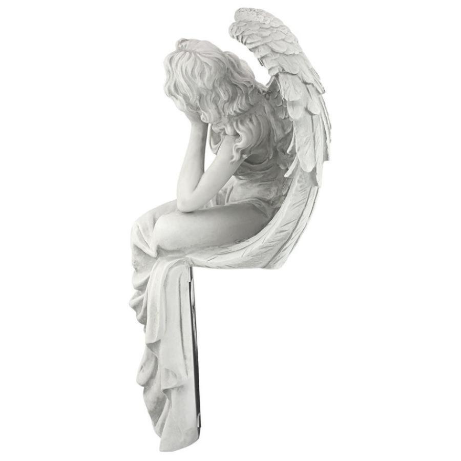 腰かける天使の彫像 エンゼル サイズ；ラージ/ ガーデニング オーナメント 洋風庭園（輸入品｜romando｜06