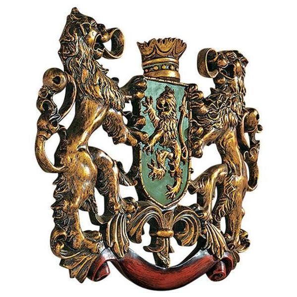 イングランド 王家のライオン 紋章 壁彫刻 英国王室 彫像/ エジンバラ 