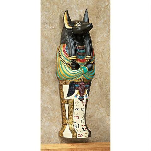 アヌビスの棺 古代エジプトオブジェ彫像 古美術置物 装飾品彫刻 アヌビスの棺 古代エジプトオブジェ彫像 古美術置物 装飾品彫刻