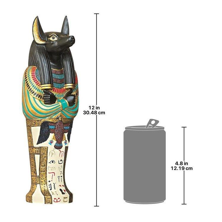 アヌビスの棺 古代エジプトオブジェ彫像 古美術置物 装飾品彫刻 アヌビスの棺 古代エジプトオブジェ彫像 古美術置物 装飾品彫刻