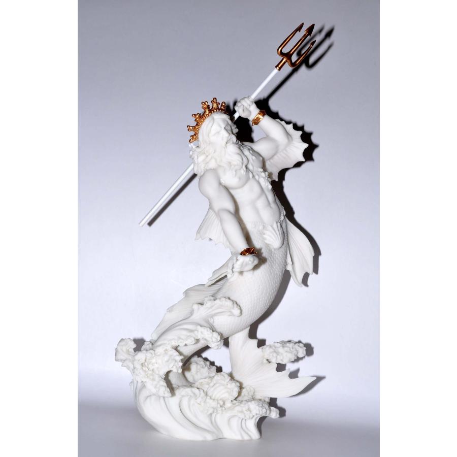 西洋彫刻 ポセイドン（ネプチューン）ギリシャ神話 ローマ時代 大理石