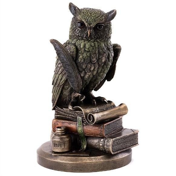 骨董 カナリアイエロー プレス 梟 フクロウ 文鎮 花瓶 ピック入れ ウラン