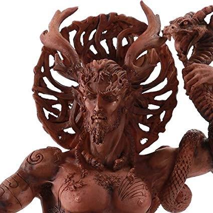 ケルト神話の狩猟の神にして冥府神、ケルヌンノス 高さ 約25cm ケルト神話の狩猟の神にして冥府神、ケルヌンノス 高さ 約25cm