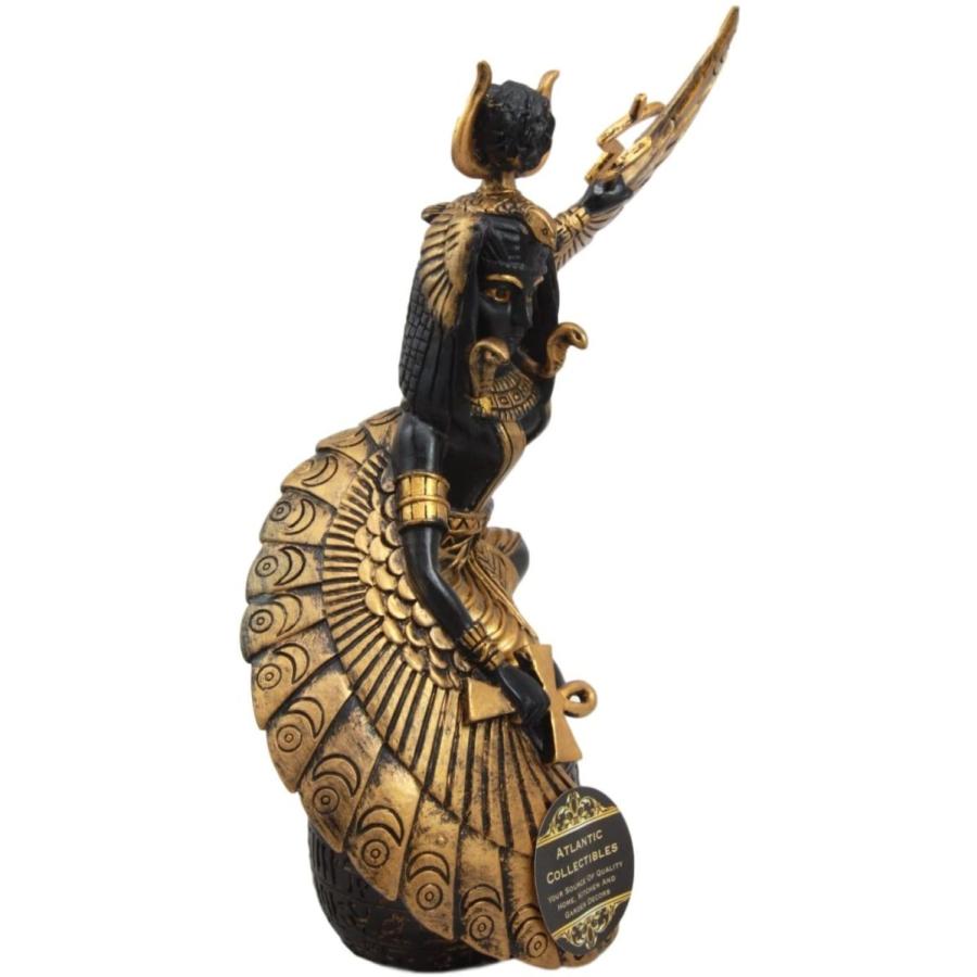 古代エジプトの女神 アンクを持って開いた翼のイシス神 魔法の母 古代エジプトの女神 アンクを持って開いた翼のイシス神 魔法の母