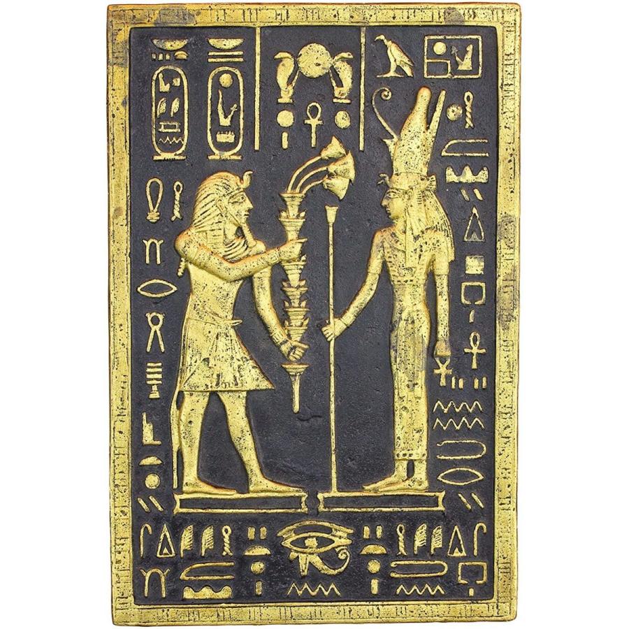 古代エジプト 女神ムトに、神聖な蓮の花を捧げるセティ1世 古代エジプト 女神ムトに、神聖な蓮の花を捧げるセティ1世