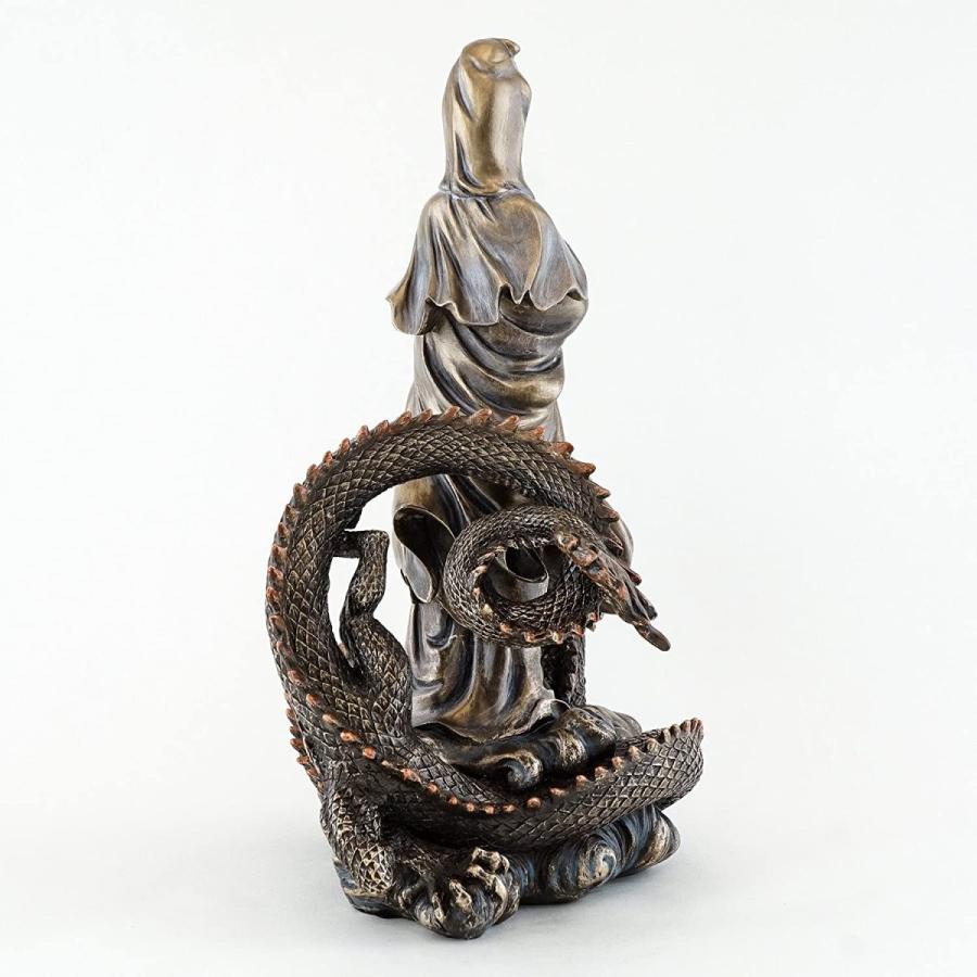 セール！即納！騎龍観音菩薩 龍頭観音、天龍夜叉の身を表し雲中にいる