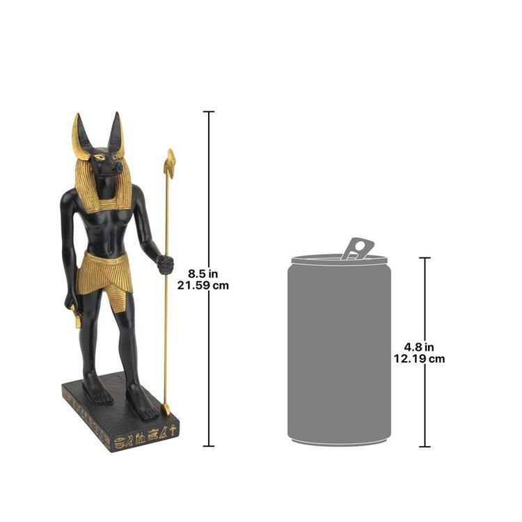 古代エジプト王国の冥界神 アヌビス彫像 ジャッカル彫刻、神殿 古代エジプト王国の冥界神 アヌビス彫像 ジャッカル彫刻、神殿