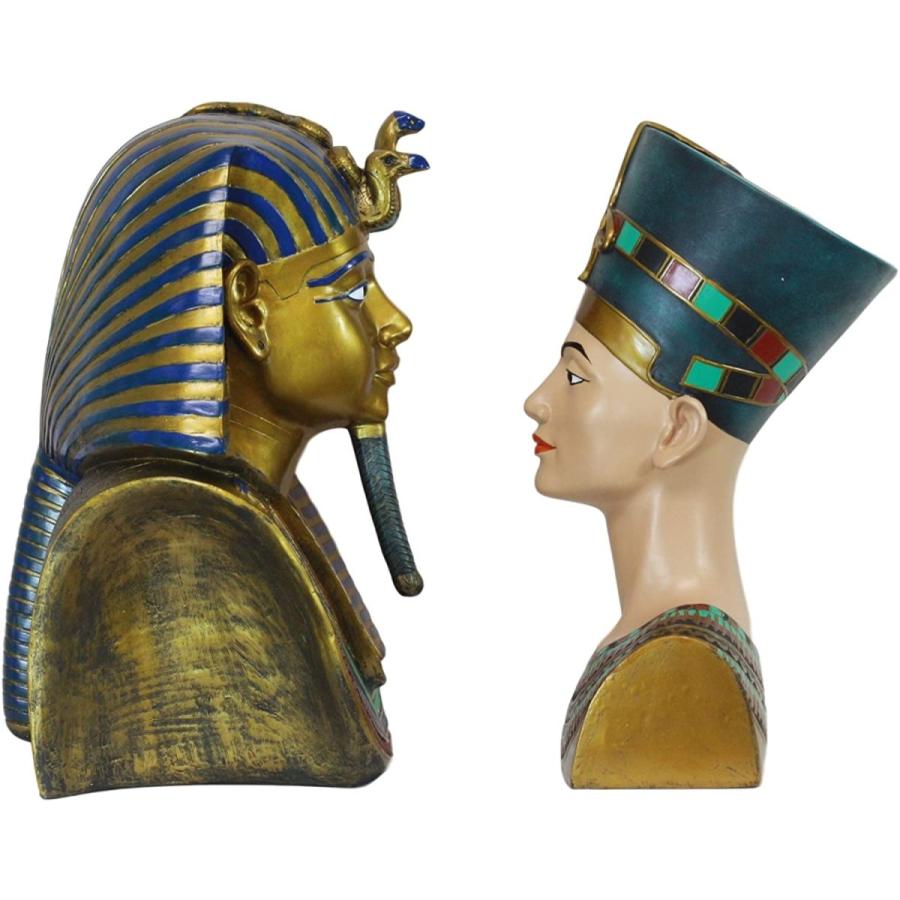 古代エジプトのファラオ ツタンカーメンと女王ネフェルティティ 古代エジプトのファラオ ツタンカーメンと女王ネフェルティティ