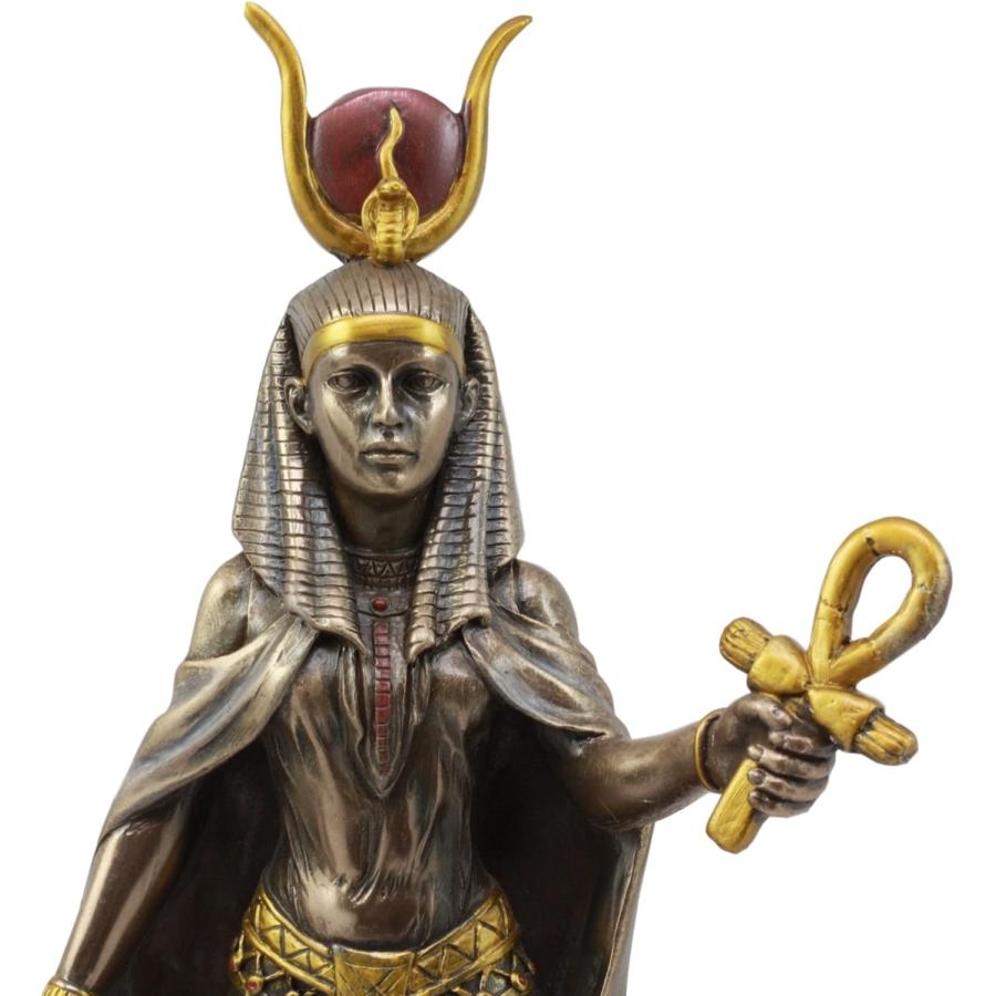 高さ約29cm古代エジプト神アンクを持ったハトホル女神彫像母性 高さ約29cm古代エジプト神アンクを持ったハトホル女神彫像母性