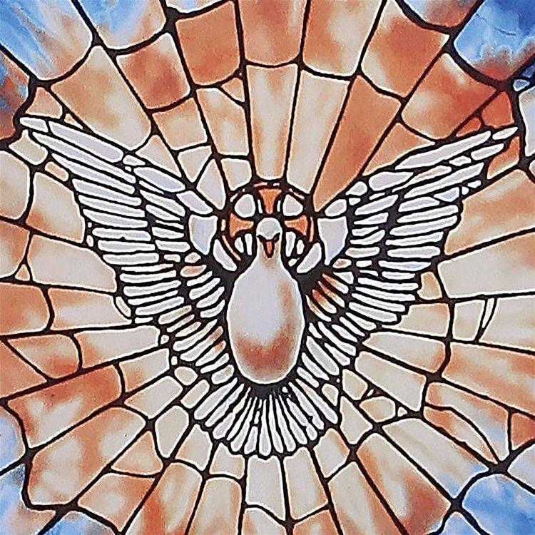 新品ルイス・C・ティファニー ヴィンテージステンドグラス ホーリー