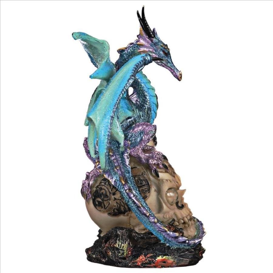 【美品！】ドラゴンオブイルミネーション ドラゴンアサシンのイルミネーション彫像 アクセント置物フィギュア