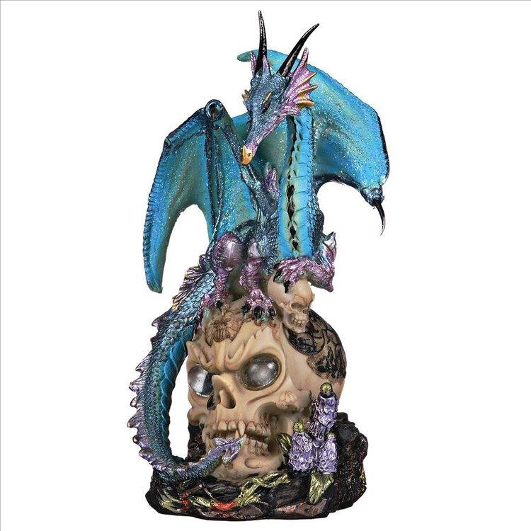 ドラゴンアサシンのイルミネーション彫像 アクセント置物フィギュア