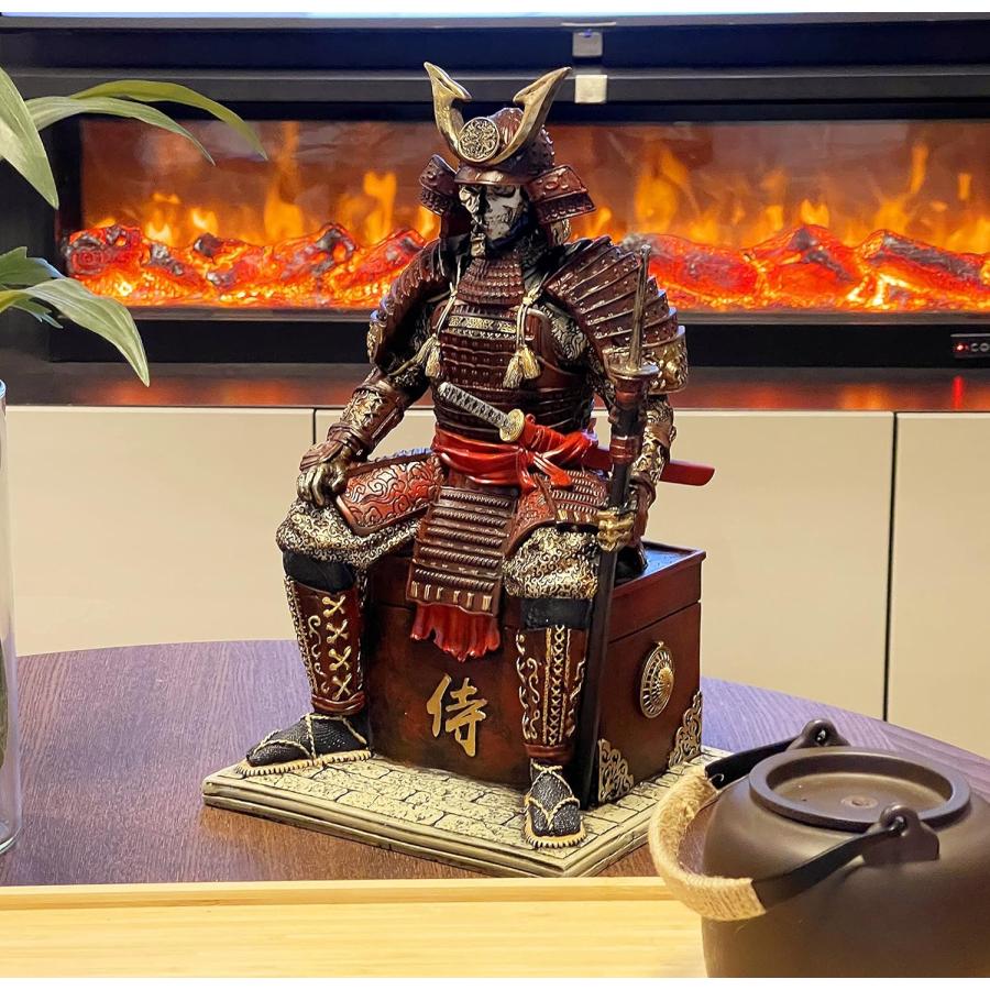 中世古代日本サムライ侍不死身の戦士 レジン像ホーム装飾置物工芸品 