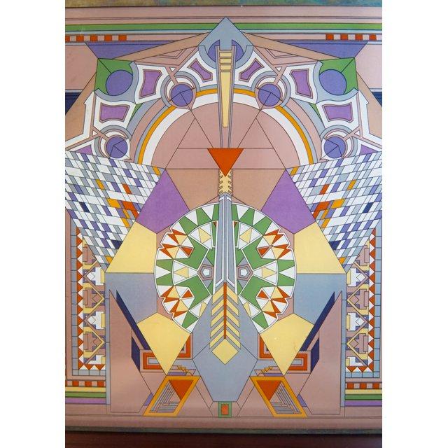 フランク・ロイド・ライト「帝国ホテルピーコックラグ」ステンドグラス