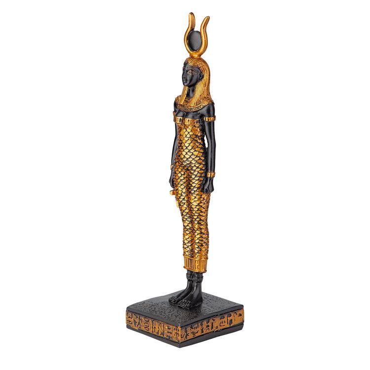 古代エジプトの愛の女神ハトホル彫像ピラミッド アート彫刻 古代エジプトの愛の女神ハトホル彫像ピラミッド アート彫刻
