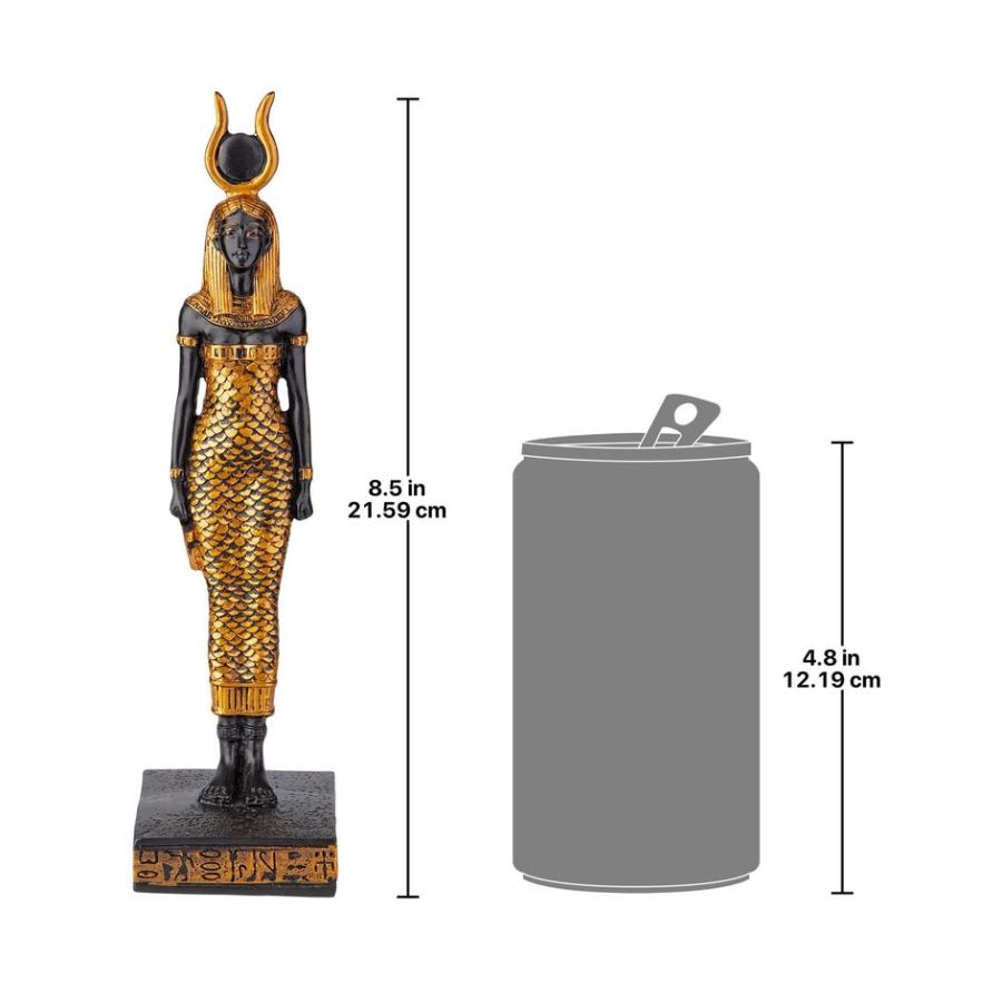 古代エジプトの愛の女神ハトホル彫像ピラミッド アート彫刻 古代エジプトの愛の女神ハトホル彫像ピラミッド アート彫刻