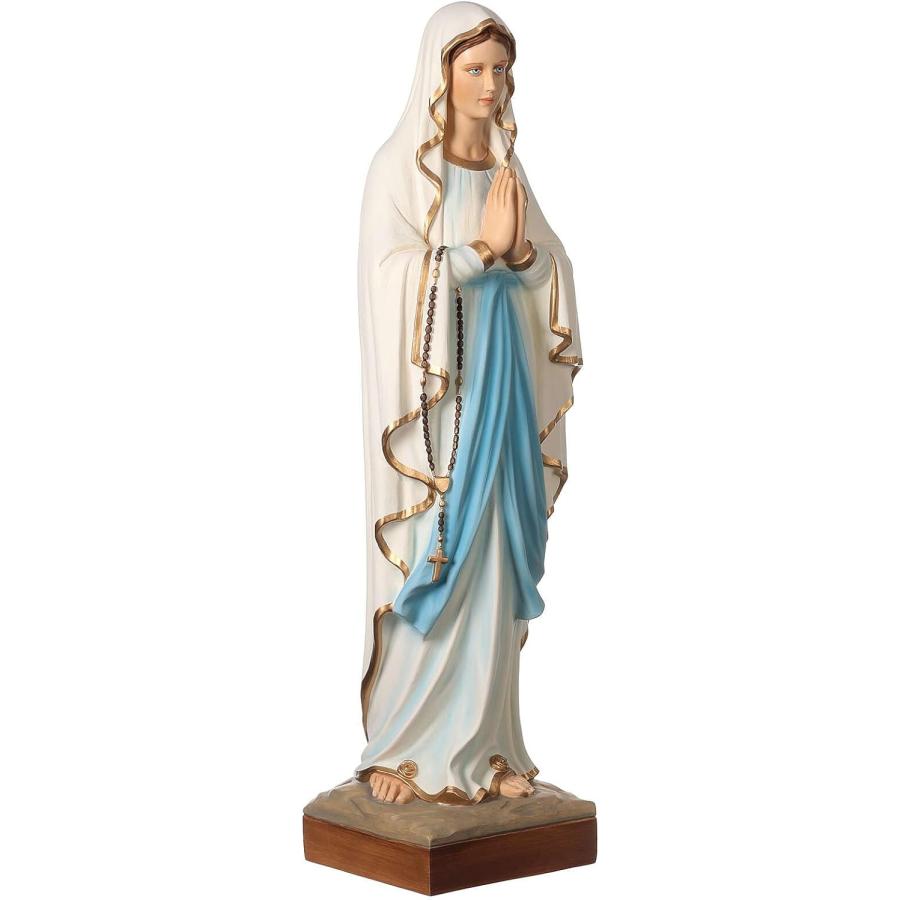 稼働 ルルドの聖母 少女ベルナデッタ オルゴール 高22cm1940年/K608