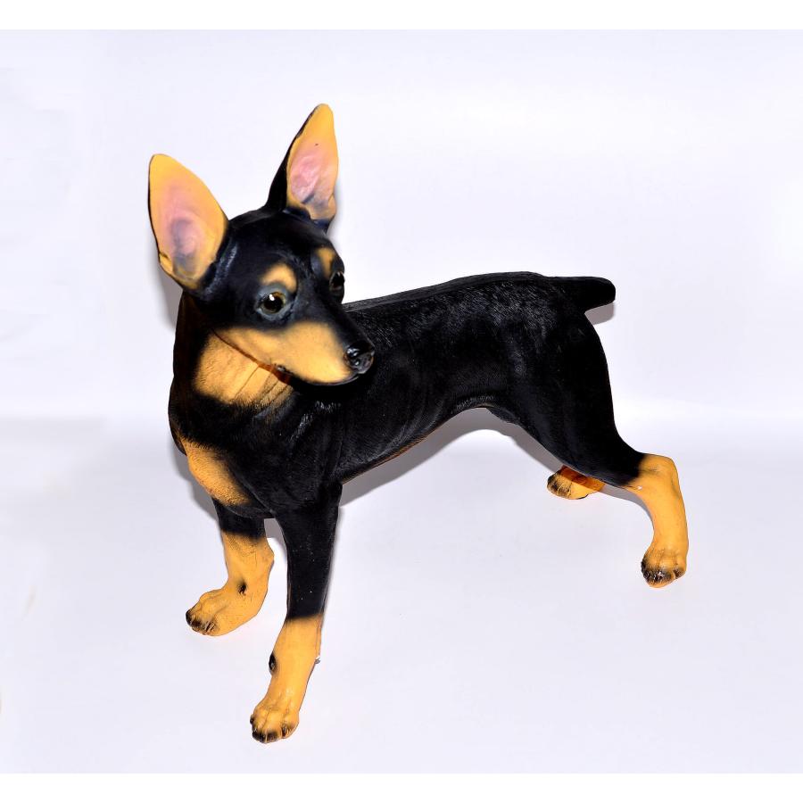 ミニチュア・ピンシャー彫像 置物 ホームインテリア彫刻 オーナメント